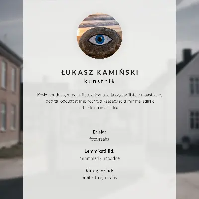 Wydruk na płótnie minimalistyczna postać na schodach w stylu architektonicznym