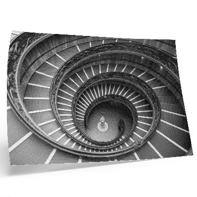 Plakat do salonu Spiralne schody architektura elegancja