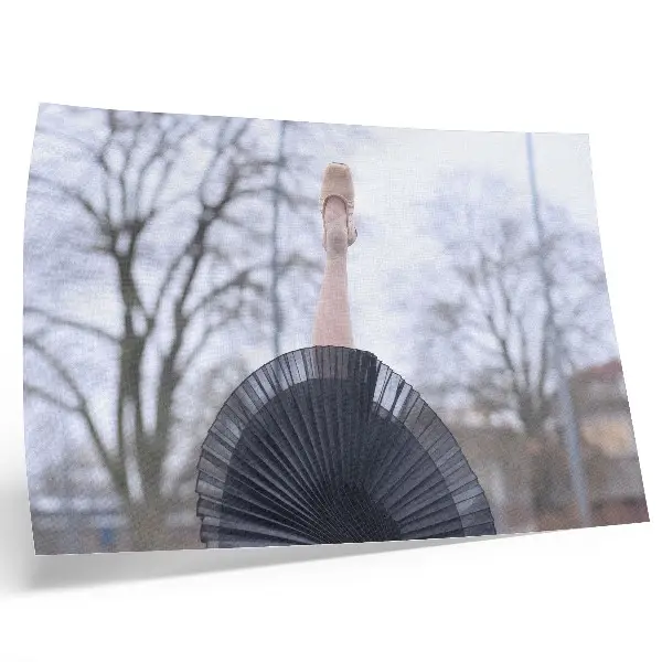 Grafika na ścianę balet subtelność harmonia i miejscowy klimat