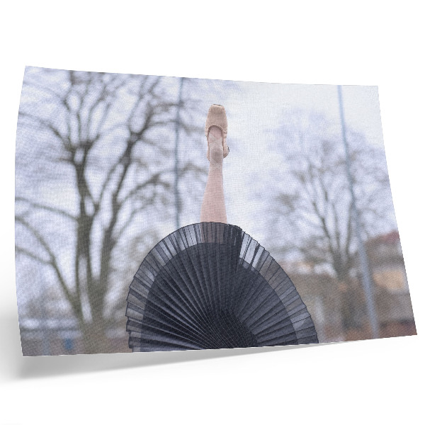 Grafika na ścianę Balet subtelność harmonia miejscowy klimat