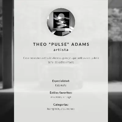 Plakat do salonu egzotyczne palmy w modernistycznym domu z klasycznym samochodem