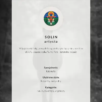 Plakat minimalistyczna kompozycja z reniferami na wzgórzu
