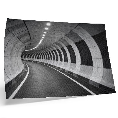 Plakat Nowoczesny tunel geometryczny przestrzenny