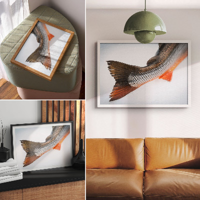 Plakat Naturalne łuski i dynamiczne kolory w zbliżeniu