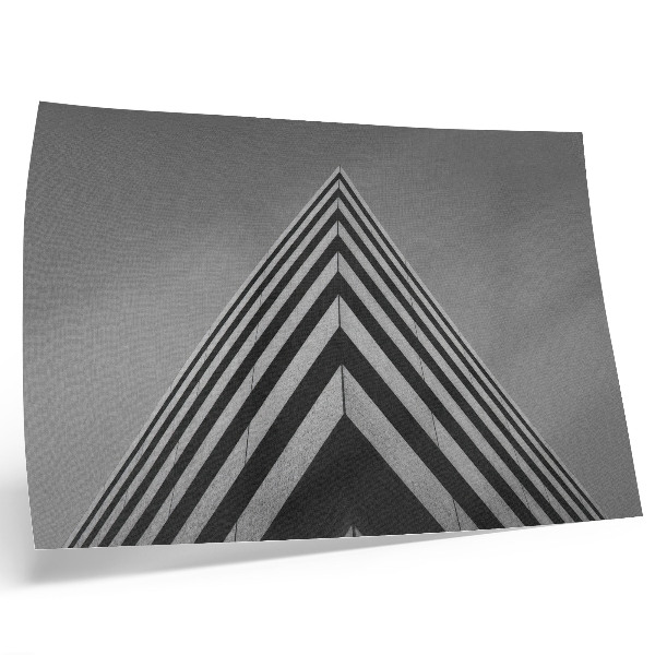 Plakat Symetria linie monochromatyzm dynamiczna kompozycja