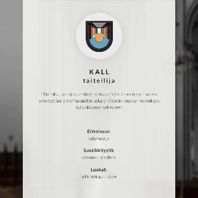 Plakat elegancka architektura przedstawiająca klasyczne łuki z cieniami