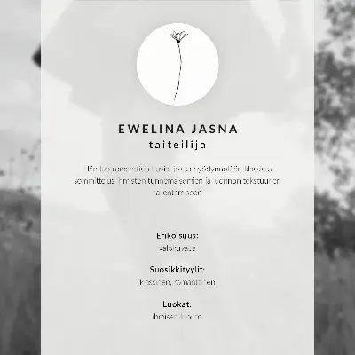 Grafika na ścianę tradycyjne stroje na zielonej łące z drzewami