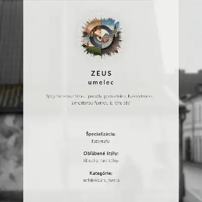 Plakat kolorowe kamienice z balkonami i roślinami