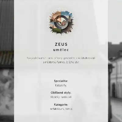 Plakat kolorowe kamienice z balkonami i roślinami