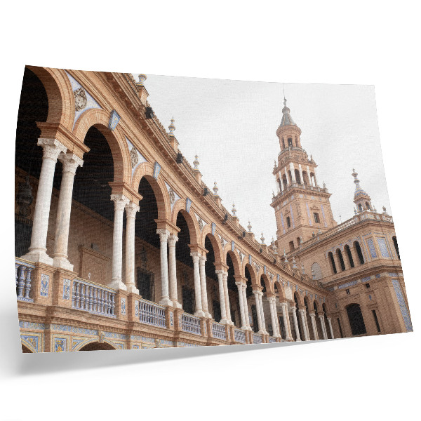 Grafika na ścianę Bogata architektura marmurowe kolumny klasyka