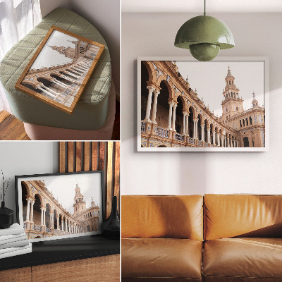 Grafika na ścianę Bogata architektura marmurowe kolumny klasyka