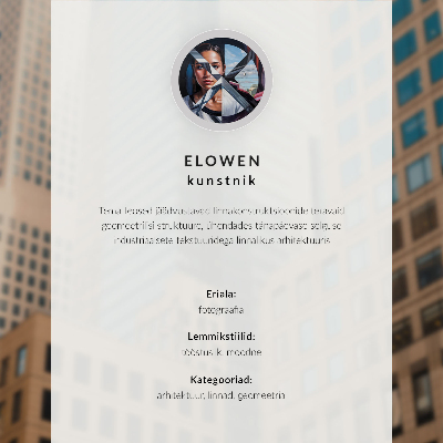 Plakat Nowoczesny budynek z balkonami i placem