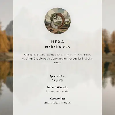 Grafika na ścianę górska droga w tajemniczej mgle