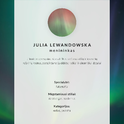 Plakat do salonu Zielona zorza połyskujące światła, spokojna tafla