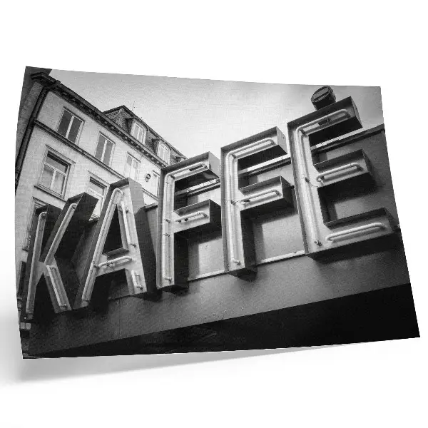 Neon minimalistyczny styl miejski kadr wydruk na płótnie