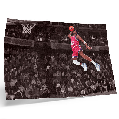 Nowoczesny plakat dekoracyjny Dynamika sportu kontrastujące kolory ilustracyjny