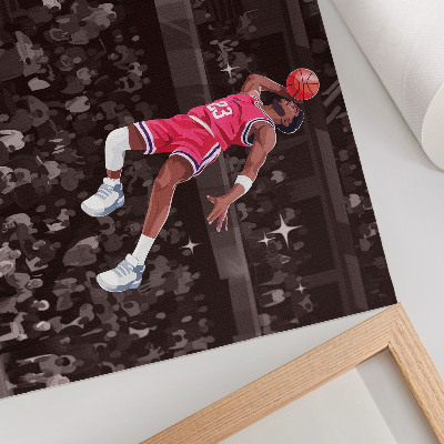 Nowoczesny plakat dekoracyjny Dynamika sportu kontrastujące kolory ilustracyjny