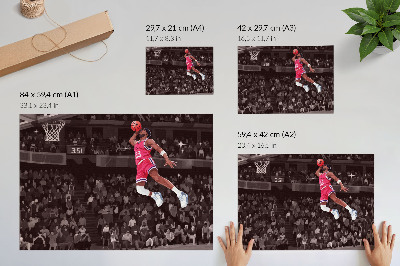 Nowoczesny plakat dekoracyjny Dynamika sportu kontrastujące kolory ilustracyjny
