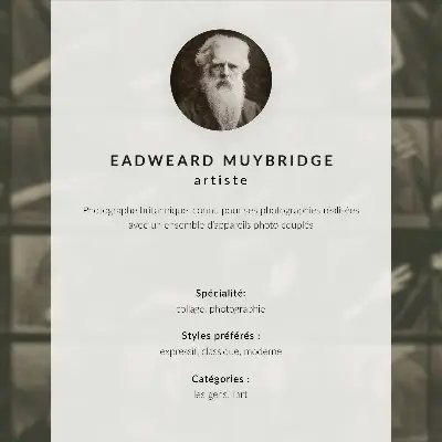 Plakat otyła kobieta idąca według fotografii Eadwearda Muybridge'a z 1887 roku
