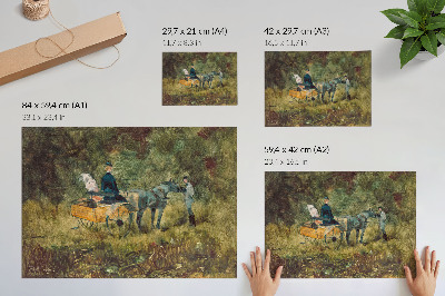 Plakat Pułapka (1880) obraz w wysokiej rozdzielczości autorstwa Henri de Toulouse-Lautreca