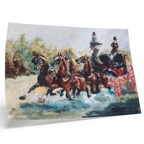 Wydruk na płótnie Ładna pamiątka z Promenady Anglików (1880) wydruk w wysokiej rozdzielczości autorstwa Henri de Toulouse-Lautreca