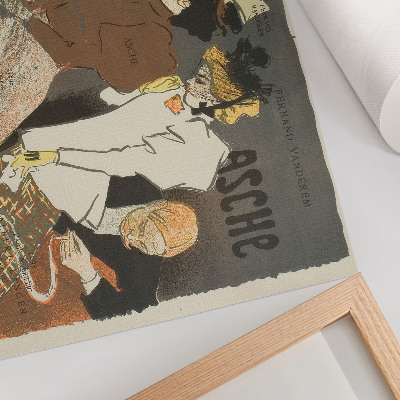 Nowoczesny plakat dekoracyjny Asche autorstwa Théophile-Alexandre Pierre Steinlen