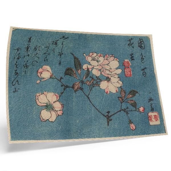 Plakat Drzeworyt (nishiki-e); tusz i kolor na papierze autorstwa Utagawy Hiroshige