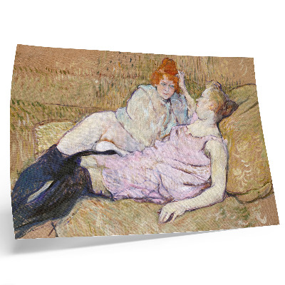 Wydruk na płótnie Sofa (ok. 1894–1896) – obraz w wysokiej rozdzielczości autorstwa Henri de Toulouse-Lautreca