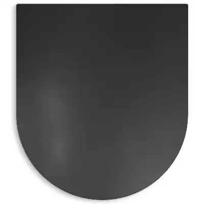 Blacha pod grill w kształcie półowalu o wymiarach 80x70 cm