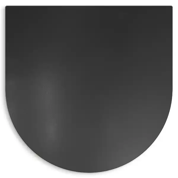 Podkładka ochronna pod grill w kształcie połowy owalu o wymiarach 100x100 cm