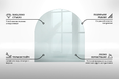 Panel kominkowy transparentny
