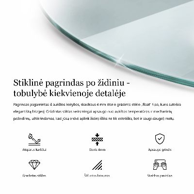 Panel kominkowy transparentny