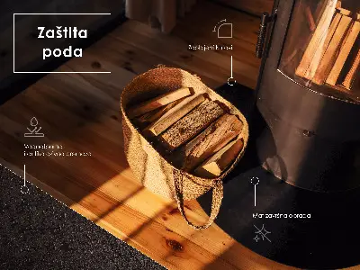 Podstawka pod kozę metalowa w kolorze czarnym
