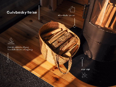 Podstawka pod kozę metalowa czarna blacha