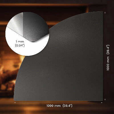 Podstawka pod kozę metalowa czarna blacha