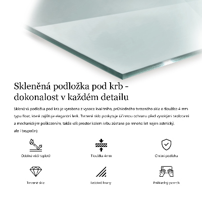 Szkło pod kominek sześciokątne transparentne