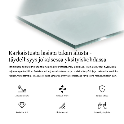 Szkło pod kominek sześciokątne transparentne