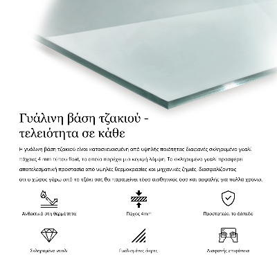 Szkło pod kominek sześciokątne transparentne