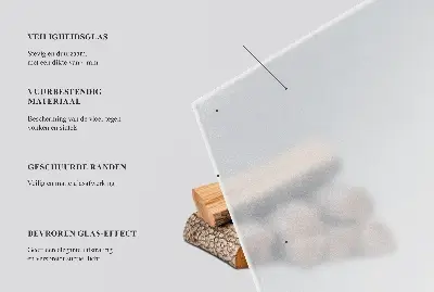 Okrągła półprzezroczysta szyba pod kominek
