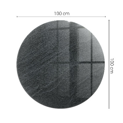 Szkło przed kominek okrągłe Tekstura kamienia naturalnego