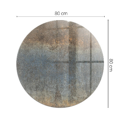 Szkło przed kominek okrągłe Abstrakcyjny teksturowy wzór