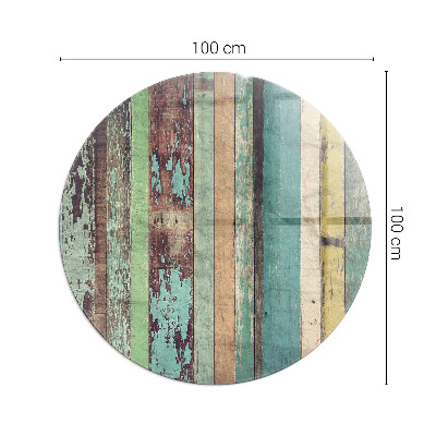 Podstawka pod kozę okrągła Deski w różnych odcieniach