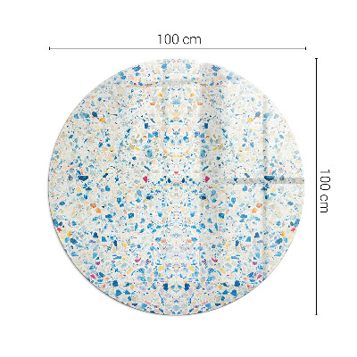 Szkło przed kominek okrągłe Abstrakcyjny wzór tekstury