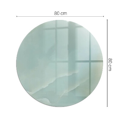 Szkło przed kominek okrągłe Delikatny marmurowy wzór