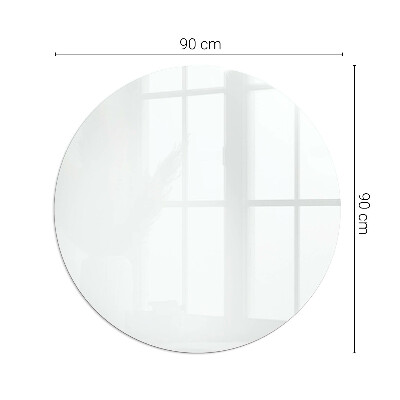 Szkło przed kominek okrągłe Kolor Jasny szary