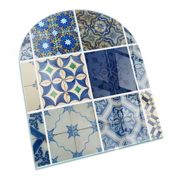 Podstawka pod kozę półowalna Motyw płytek ceramicznych