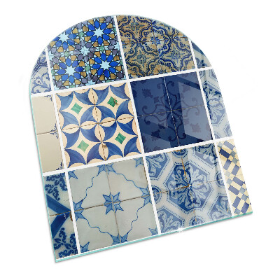 Podstawka pod kozę półowalna Motyw płytek ceramicznych
