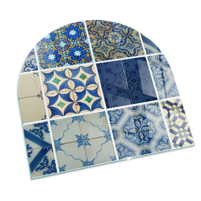 Podstawka pod kozę półowalna Motyw płytek ceramicznych