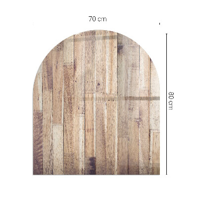 Podstawka pod kozę półowalna Geometria drewniana w stylu