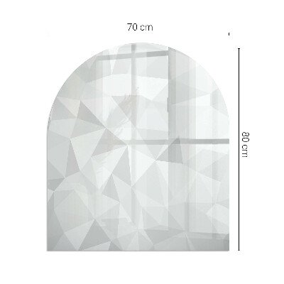Podstawka pod kozę półowalna Nowoczesny motyw geometryczny